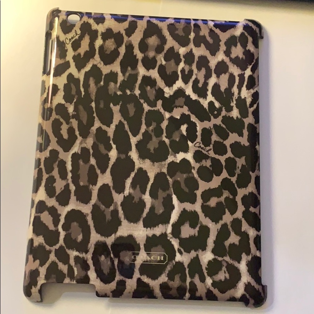 Coach hardshell case for IPad.